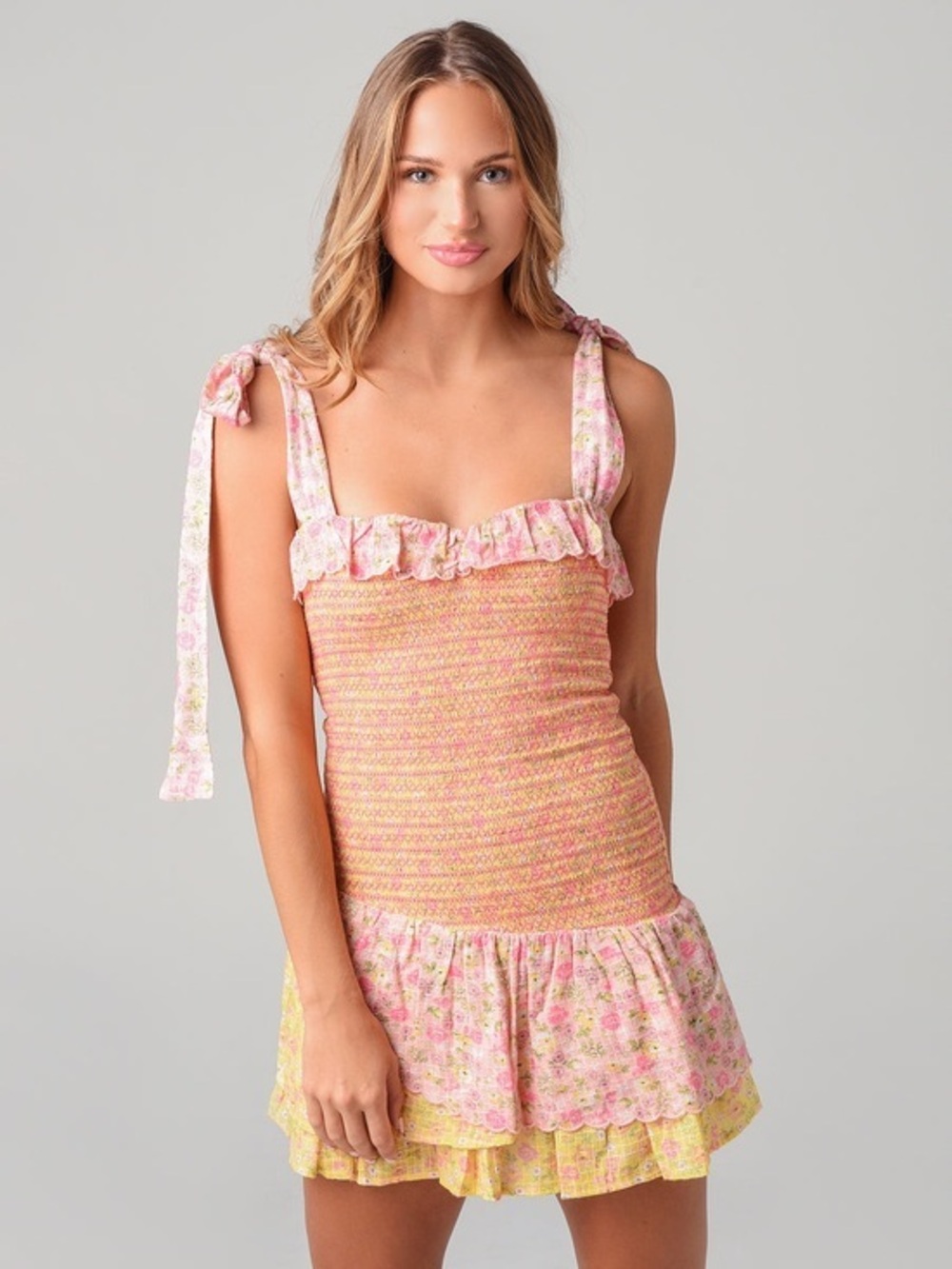 Loveshack Fancy Aya Dress Medium